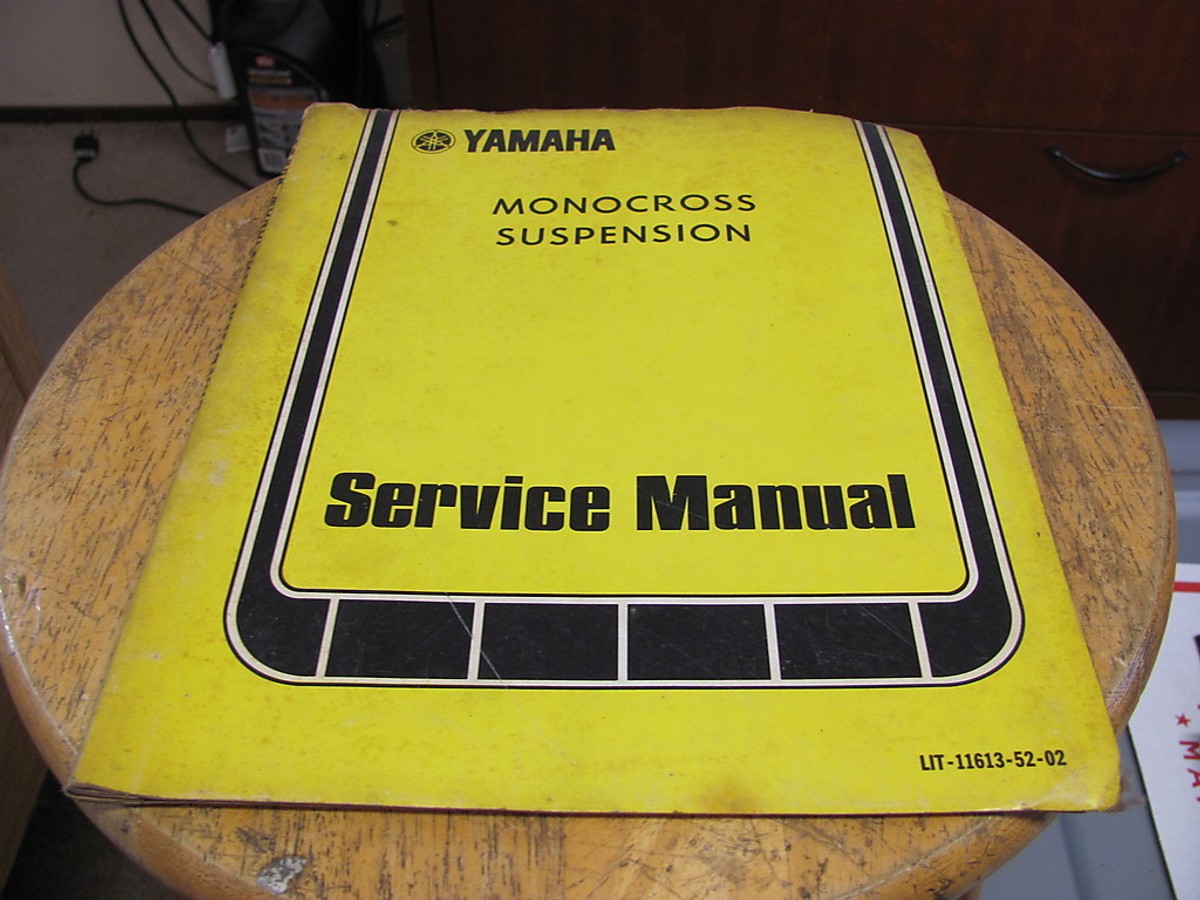 Yamaha Mono Cross Suspenssion Service Manual 16 pgs 1974 | eBay