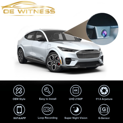 OE Witness 4K Ultra HD Plug & Play Front Armaturenbrett Cam für Ford Mach-E 2020-2023