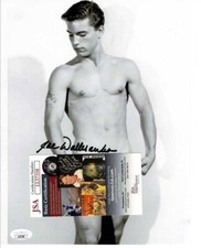 FOTO FIRMADA POR JOE DALLESANDRO 8,5X11 "BASURA, SANGRE PARA DRACULA" CERTIFICADO DE AUTENTICIDAD JSA