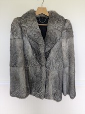 Rabbit Fur Women's Coat, Excellent Quality And 1970s Vintage.