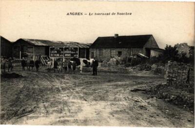CPA Angres - Le tournant de SOUCHEZ (220332)