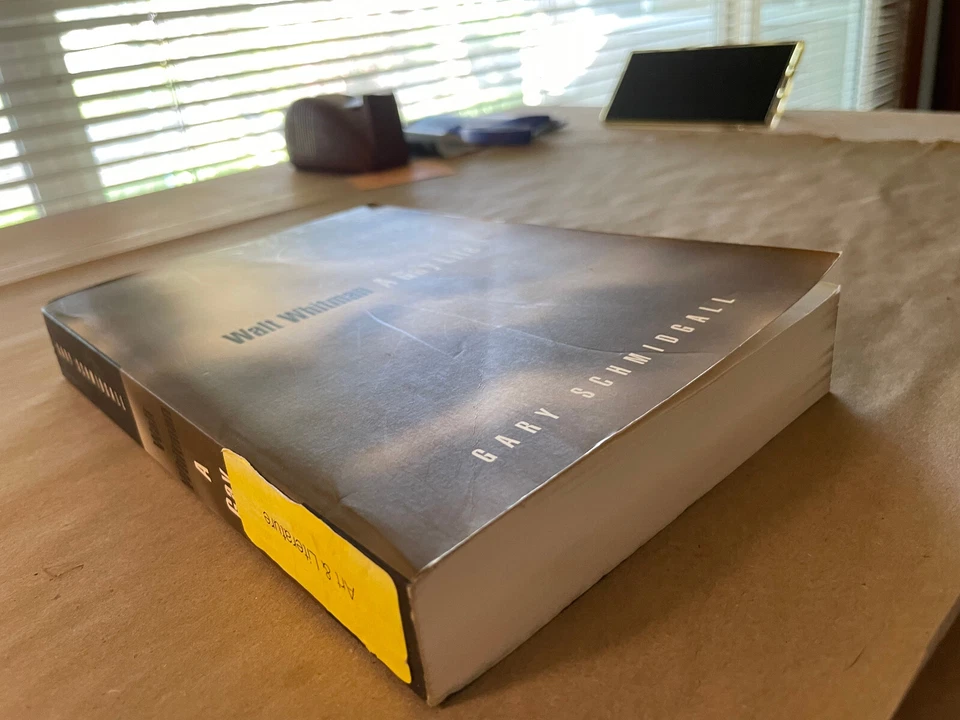 #Signed Gary Schmidgall: Walt Whitman: A Gay Life, 1st PB - Image 3 of 4