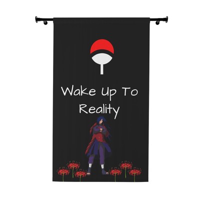 Naruto Anime, Madara Uchiha blockout Window Curtains (1 Piece)