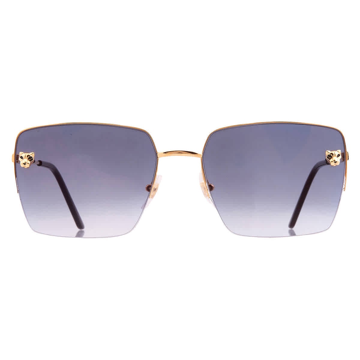 Cartier Panthere de Cartier Grey Gradient Rectangular Ladies Sunglasses CT0333S image 2