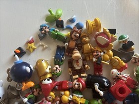 K'nex Nintendo Super Mario Waluigi Wario Poltergust Peach Mini Figures Knex Lot