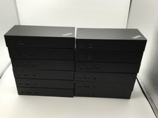Lot of 12 Lenovo ThinkPad USB-C Docking Station DK1633 40A9 No Power Supply
