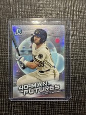 2021 Bowman Chrome Garrett Mitchell 40-Man Futures #FMF-8 Milwaukee Brewers