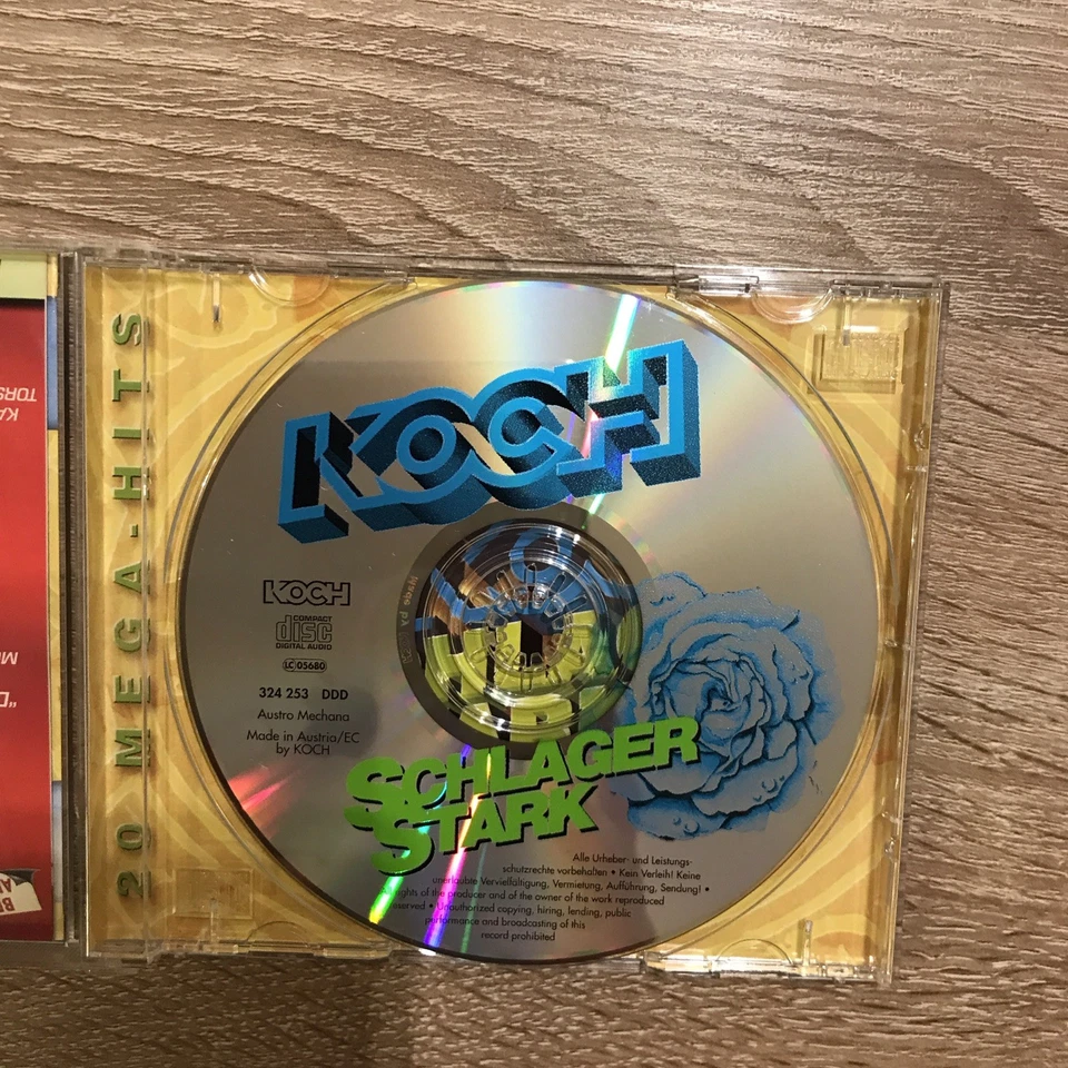 Schlagerstark (1999, Koch) 20 Mega-Hits [CD] C - Bild 2 von 3