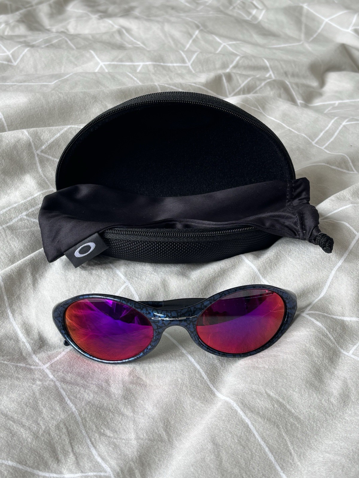 Oakley Eye Jacket 1.0 | Second Gen | Cobalt Red Iridium