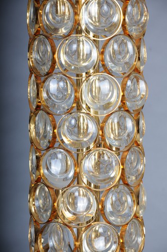 Exclusif Plaqué Or Lampadaire Dans Style De Sciolari, Palwa Allemagne Cristal - Photo 5 sur 13