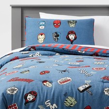 Full/Queen Marvel Glow in the Dark Kids' Comforter - The Marvel Collection