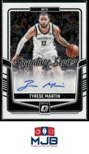 2024-25 Donruss Optic Tyrese Martin Signature Series Auto #SS-MRN Brooklyn Nets