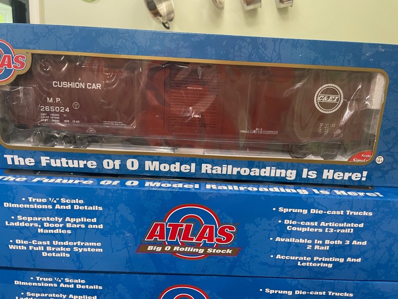 Atlas O Missouri Pacific MP / C&EI 60' Box Car [3 rail] #265024 6546-1