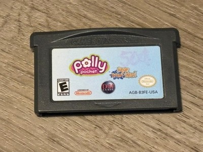 Polly Pocket Super Splash Island Nintendo Game Boy Advance GBA Tested Authentic