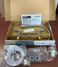 Moen CA87000SRS Banbury Stainless 2-Handle Kitchen Faucet W/SideSpray B24