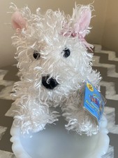 Webkinz White Terrier Plush Ganz Sealed Unused Code Tag Attached