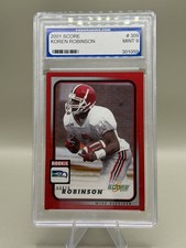 Score 2001 Koren Robinson Rookie Card #309 Seattle Seahawks NFL PGS 9. rookie card picture