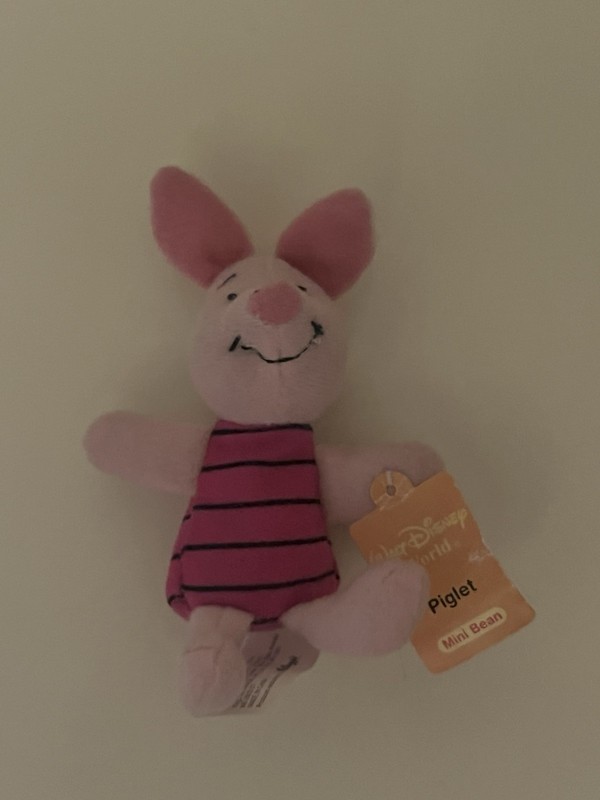 Disney Piglet Mini Beanbag Plush Winnie the Pooh 