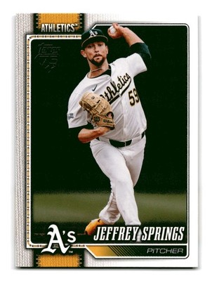 Jeffrey Springs 2026 Topps #87 Athletics Centered Gem Mint