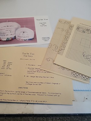 Charland Designs Leaflet  Tea For Two Cup And Teapot Cozy 