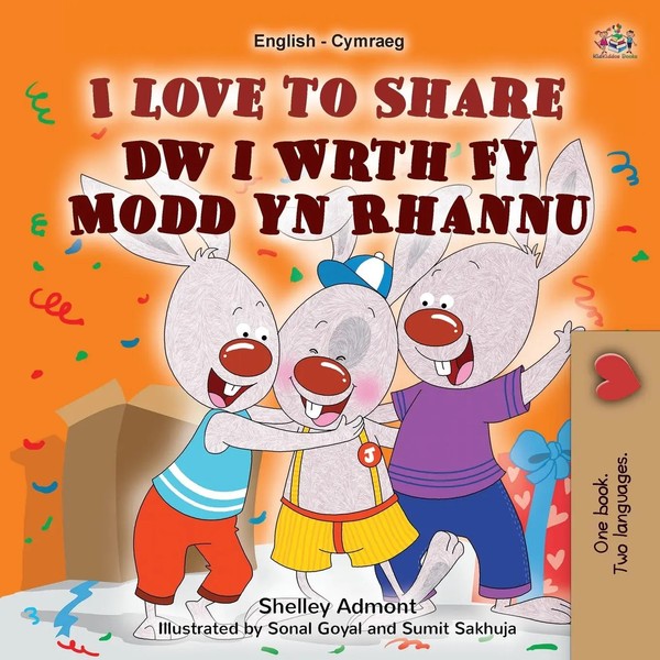 I Love To Share (English Welsh Bilingual Book For Kids) Shelley Admont (U. A.) ?-image