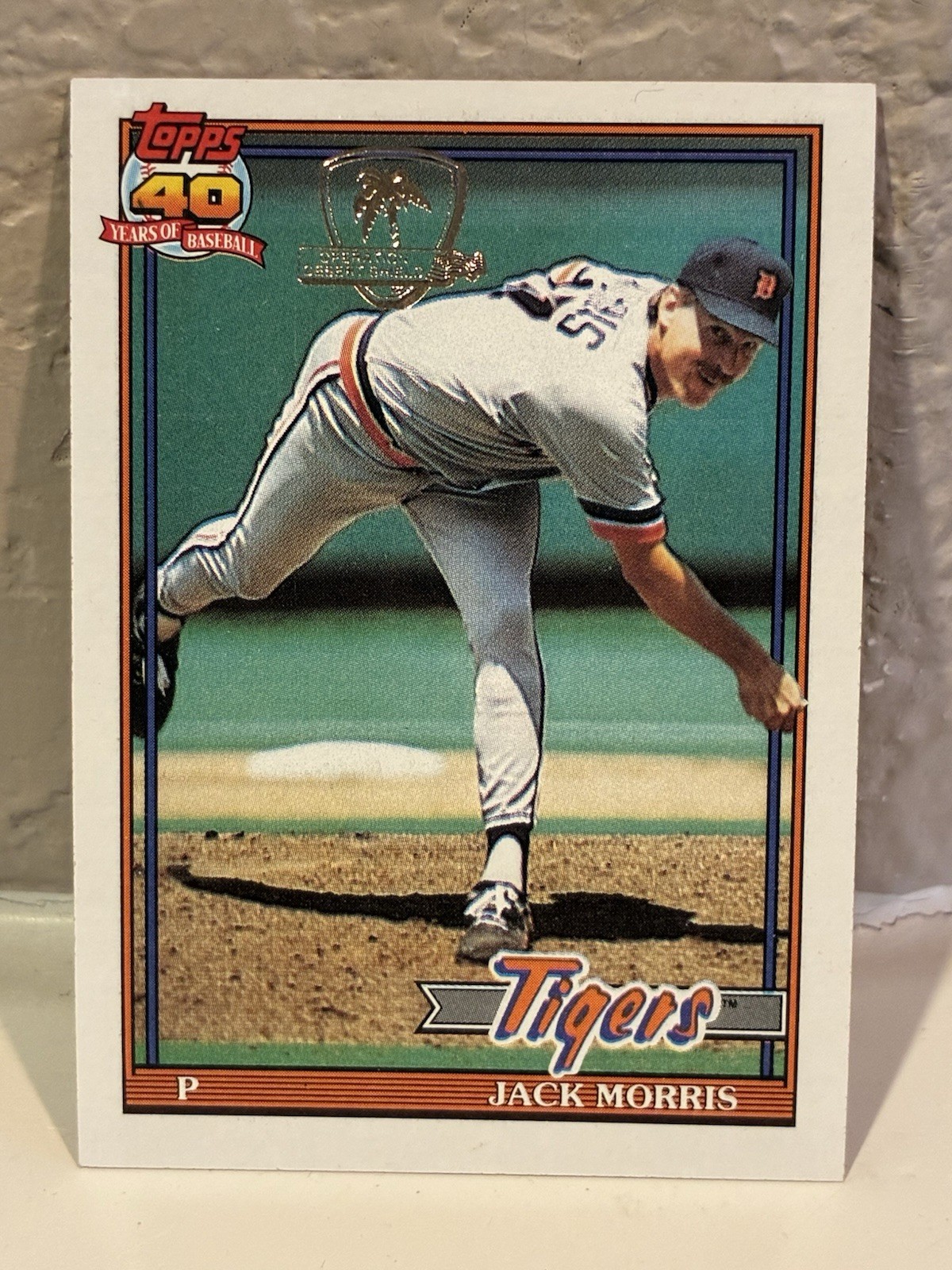 1991 Topps Desert Shield #75 Jack Morris HOF Detroit Tigers NRMT D