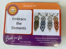 BEAD KIT Medallion by Beads Gone Wild Blue Silver Originally 79