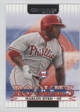 2002 Donruss The Rookies Marlon Byrd #15 0q5