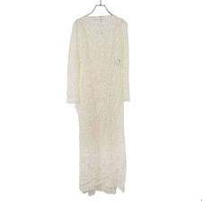 Dolce & Gabbana Flower Lace Design Dress F6D0QZ HHMBC White 36 Used MESC-0