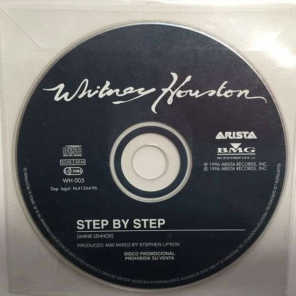 Whitney Houston – Step By Step (CD, BMG Entertainment Spain, S.A. WH 005)