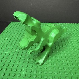 Lego Vintage Tyrannosaurus T-Rex Green Dinosaur Figure 5987, 1349, 5975