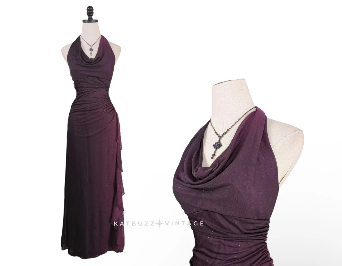 black halter tie dress WEDTREND Women Halter Black Tie Dress A-Line Backless Ruched Maxi Formal  Dress