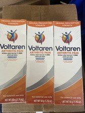 LOT OF 3 Voltaren Arthritis Pain Relief Topical Gel 1.76oz - Exp 5/2028 New 