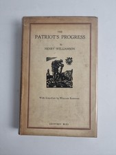 The Patroit's Progress, Henry Williamson ? First Edition