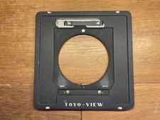 *Near Mint* Toyo View Lens Board Adapter for Linhof 99x96 Board From Japan