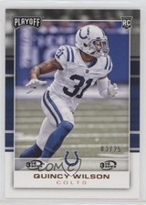 2017 Panini Playoff Rookies 3rd Down 3/25 Quincy Wilson #268 1k5