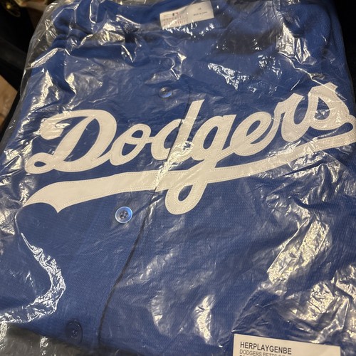 MLB Merchandise Los Angeles Dodgers Mookie Betts #50 Blue Jersey Womens 2xl