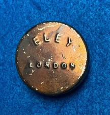 Civil War Era Eley Brothers London100 Percussion Cap Tin - EMPTY Civil War Era Eley Brothers London100 Percussion Cap Tin - EMPTY - Image 1