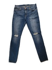 7 For All Mankind Guenevere Skinny Distressed Jeans Size 29