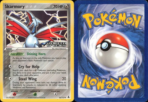 Skarmory 55/113 Reverse Holo | PL | Delta Species | Pokemon TCG - VINTAGE 2005 - Picture 3 of 6
