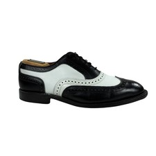 Mens Black And White Oxford Shoes In Men's Dress Formal Shoes