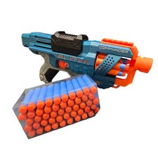NERF Elite 2.0 Commander RD-6 Dart Blaster - 50 Darts, 6-Dart Drum, Kids Outdoor