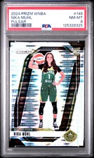 2024 Panini Prizm WNBA Nika Muhl #146 Pulsar PSA 8