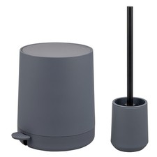 eluno Bad-Set TESERO 2tlg. bestehend aus 1x Kosmetikeimer 4 Liter und 1x WC-Garn