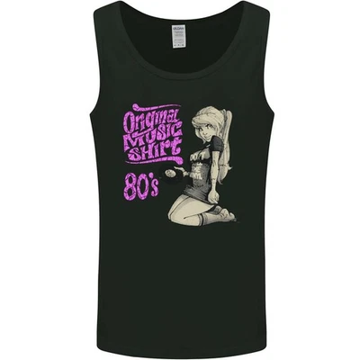 Original Musik Shirt DJ Vinyl Plattenspieler Herren Weste Tanktop - Bild 1 von 4
