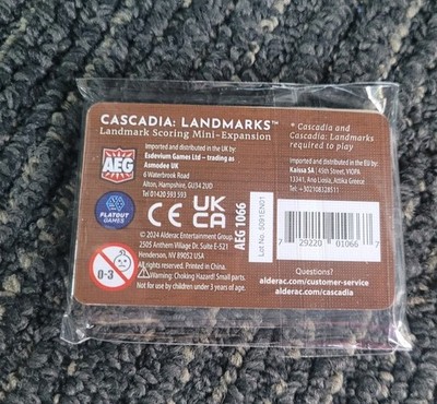 Cascadia Landmarks Scoring Promo Mini-Expansion Kickstarter AEG Games