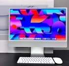 Apple iMac 24" M1 2021/2023 ( 256GB SSD 8GB RAM 8-Core CPU 8-Core GPU ) SILVER