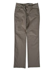 Lee Classic Fit Brown Tan Mid-Rise Straight Leg Pants Women's Size 10 Long