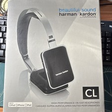 Harman Kardon CL On-Ear Wired Headphones Blac...