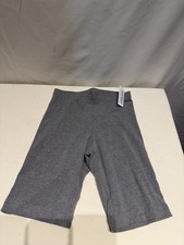 Old Navy Biker Shorts, Gray, Girls Size Medium 8 , 6  Inseam, Jersey, NWT 
